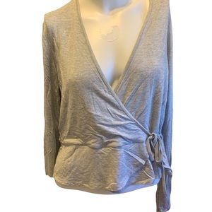 Soft, fitted long-sleeve BCBGeneration blouse